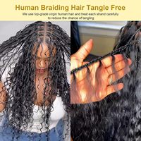 Cheveux humains à tresser pour tresses bohèmes, cheveux humains en vrac pour tressage, bouclés, sans nœuds, 12A, vierges brésiliens, ombrés # T1B/99J