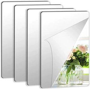 <span class=keywords><strong>Miroir</strong></span> Souple Auto-Adhésif en Acrylique Mural <span class=keywords><strong>pour</strong></span> Chambre et <span class=keywords><strong>Salle</strong></span> <span class=keywords><strong>de</strong></span> <span class=keywords><strong>Bain</strong></span>, Vente en Gros, Décoratif <span class=keywords><strong>pour</strong></span> la Maison, le Maquillage et l'Habillage - Product Image 2