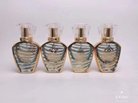 Botol parfum desain spesial dengan pipet penyegelan gratis sampel penanganan permukaan cap panas