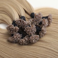 Extensions de cheveux à kératine plate épaisse, pointe en U, nano, I-Tip, 100% cheveux humains, vente en gros, cheveux russes Remy
