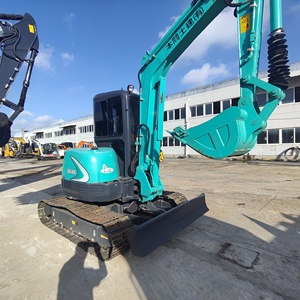 Excavadora de cadenas Kobelco SK40 y SK60 usada de 4 toneladas con cucharón de excavación de 0.4m e hidráulica Kawasaki para motor - Product Image 3