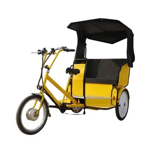 500W electrictrishaw Tricycle Rickshaw for Passengers, Electric 3 Wheels Pedicab for Tourists , Electric Tricycle Taxi