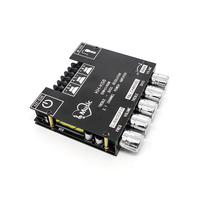 Carte d'ampli audio double canal 200W pour Bluetooth 5.0 Installation facile Contrôle des aigus et des basses Accessoires pour haut-parleurs portables DIY