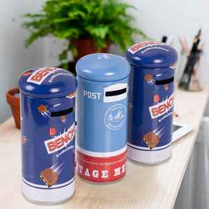 Boîte à monnaie personnalisée en métal, tirelire pour enfants, caisse de rangement d'argent, pour pièces de monnaie - Product Image 4