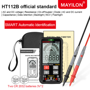 Multimètre numérique intelligent à grand écran HT112B avec testeur de multimètre - Product Image 5