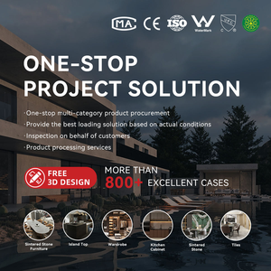 Centro cucina personalizzato gratuito isole sinterizzato mobili in pietra moderna intelligente armadio da cucina <span class=keywords><strong>isola</strong></span> con cerniera in metallo porta in legno - Product Image 4