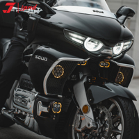 Feux auxiliaires de moto JPAD J9S LED J7Pro, lumière halo 6 couleurs, RT6Pro, faisceau haut/bas, super lumineux, 200W, 12-15V, intelligent, automatique