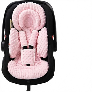 Cojín Adicional <span class=keywords><strong>para</strong></span> Asiento de Coche <span class=keywords><strong>para</strong></span> Bebés, Recién Nacidos y Niños Pequeños, Reversible, Soporte <span class=keywords><strong>para</strong></span> Cabeza y Cuerpo, Malla Transpirable, Minky Dot - Product Image 1