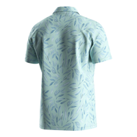 Polo de golf Odell en coton imprimé réactif, respirant, toucher doux, col structuré, fentes latérales pour un usage quotidien