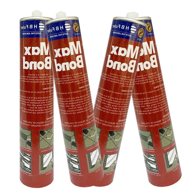 China OEM No More Nails Adhesive Construction Glue for PVC PANELS Wall SPC WPC High Bonding 24 Pcs/carton Woodworking