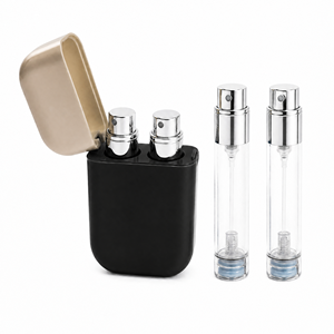 Atomizador <span class=keywords><strong>de</strong></span> Perfume Recargable 2 en 1 <span class=keywords><strong>de</strong></span> Bolsillo, 2 Piezas, Color Personalizado, Juego <span class=keywords><strong>de</strong></span> <span class=keywords><strong>Botellas</strong></span> <span class=keywords><strong>de</strong></span> Spray <span class=keywords><strong>de</strong></span> <span class=keywords><strong>Viaje</strong></span>, Fabricante - Product Image 2