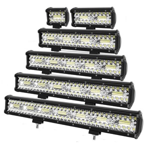 Barra de luz led de obra para techo de camión, barra de luz led de 12v y 24v, 4, 7, 10, 12, 15, 18 y 22 pulgadas, <span class=keywords><strong>triple</strong></span> fila, todoterreno - Product Image 1