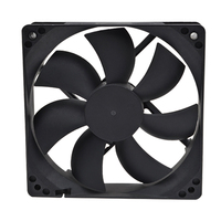 Ventilateur axial DC 12-48V à roulement à billes/hydraulique, pales en plastique 120x120x25mm, pour refroidissement d'alimentation électrique, OEM ODM