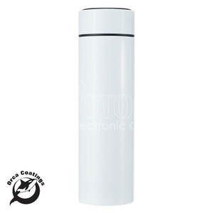 Termo Inteligente de Acero Inoxidable Personalizable con Recubrimiento Oficial Orca de 450 ml, con Pantalla LED de Temperatura - Product Image 1