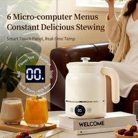 Bouilloire Électrique Great Bear 27oz, Tasse à Thé Intelligente en Acier Inoxydable, Mini Tasse Chauffante pour Boissons avec Fonction Maintien au Chaud