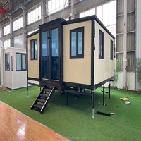 Maison conteneur extensible 20 pieds 30 pieds, maisons préfabriquées, villa de luxe 40 pieds, maison mobile pliable 3 chambres avec salle de bain et cuisine