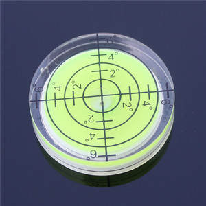 Nivel de burbuja acrílico de 32x7 mm con marcas de grados para medición de precisión - Product Image 1