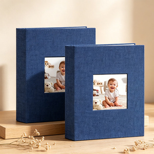 <span class=keywords><strong>Album</strong></span> Fotografico Personalizzato Fatto a Mano con Copertina Rigida e Finestra, <span class=keywords><strong>300</strong></span> Tasche, in Lino, per Famiglia, Matrimonio e Viaggi - Product Image 4