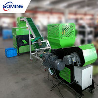 Système complet de granulation de cuivre avec broyeur à un seul arbre, convoyeur, granulateur de cuivre, système de dépoussiérage et ligne de production de récupération de granulés de fil de cuivre