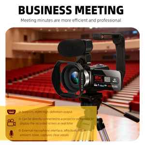 Caméra numérique Ultra HD 8K HDV01-8K 64MP avec zoom 18X, écran tactile 3,0 pouces, WiFi 2,4G, enregistrement à distance pendant la charge, Vlog - Product Image 6