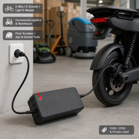Pengisi Daya Baterai Lifepo4 Pintar 48V5A Pengisi Daya Lithium 54.8V58.4V58.8V untuk Pengisi Daya Skuter Listrik Mesin Pembersih Lantai