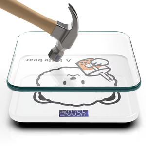 Digitale LCD-Waage Tragbare Elektronische Haushaltswaage Täglicher Gebrauch Personen-Gewichtsmessung OEM Gehärtetes Glas Hersteller - Product Image 2
