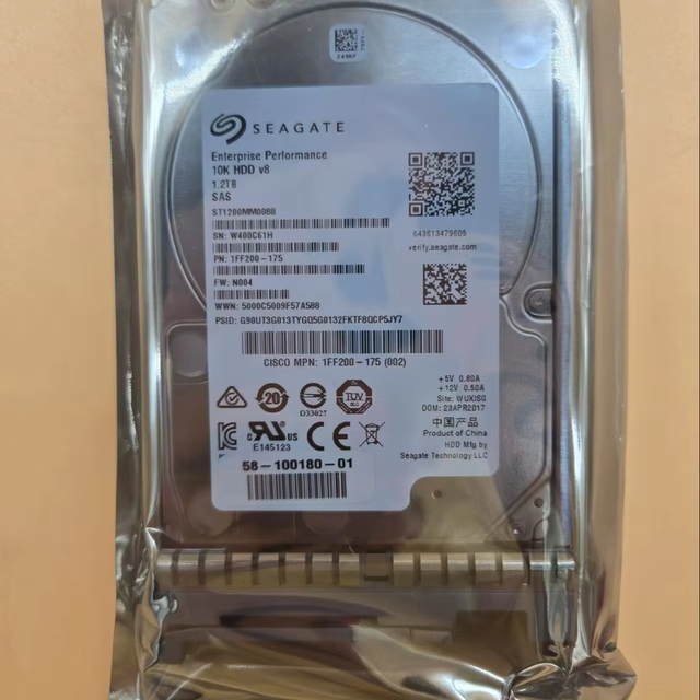 58-100180-01 AL15SEB120N 1.2TB 10K 128MB SAS-3 2.5'' Hard Drive Used