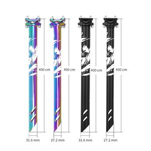 <span class=keywords><strong>Tige</strong></span> <span class=keywords><strong>de</strong></span> <span class=keywords><strong>selle</strong></span> <span class=keywords><strong>de</strong></span> vélo LUNJE <span class=keywords><strong>avec</strong></span> <span class=keywords><strong>amortisseur</strong></span> <span class=keywords><strong>de</strong></span> couleur, 27,2/31,6 x 400 mm, en alliage d'aluminium - Product Image 1