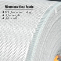 Tissu en fibre de verre tissé haute résistance, toile en fibre de verre pour éoliennes et construction navale