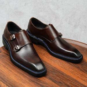 Soft Genuine Leather Upper Brogues Perforated Edges Lightweight Rubber Sole Men's <b>Casual</b> <b>Shoes</b> Stylish Tassel Detail All Season - Product Image 4