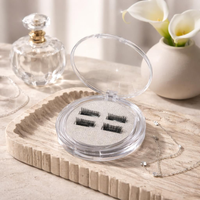 Faux cils faciles à poser, micro-cils magnétiques, 5 paires, aspect naturel, imperméables, kit d'eye-liner et de cils magnétiques, vente en gros