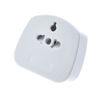 Adaptor turis Inggris colokan konverter daya steker steker steker 2 Pin