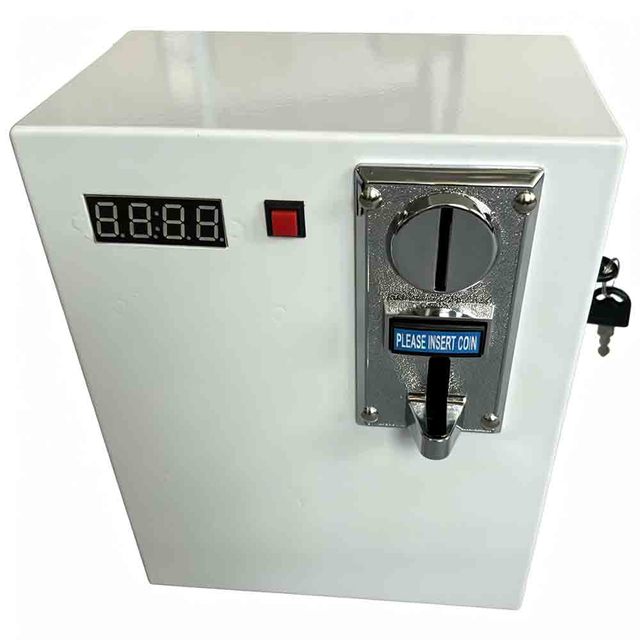 Multi Coin Timer Controller Box 110V/220V Mini PVC Material Shooting Machine 6 Types Coin Recognition Gaming Entertainment