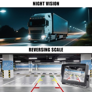 Sistema de Monitoreo AHD de 9 Pulgadas para Camiones, Cámara de Reversa ADAS, Kit de Ayuda para Reversa de Camiones, Espejo con Monitor de 7 Pulgadas - Product Image 4