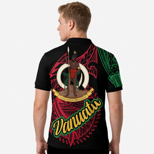 Haut d'été personnalisé avec fermeture éclair, motif totem polynésien Fidji, de luxe, décontracté, respirant, haute qualité, avec votre propre logo, pour sublimation - Product Image 2