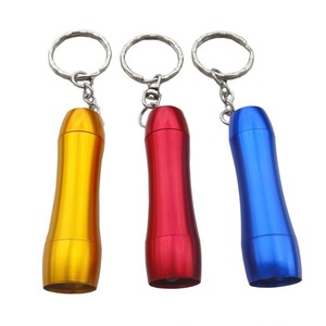 Keychain Flashlight Aluminum Alloy Button Cell <b>Led</b> <b>Light</b> For Hiking Camping Daily Use - Product Image 2