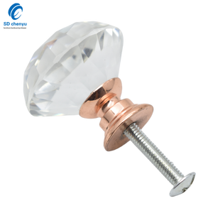 장식용 벌크 31mm 크리스탈 다이아몬드 손잡이 손잡이 - Product Image 1