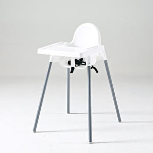 Venda imperdível cadeira alta de plástico dobrável 3 em 1 antiderrapante para alimentação de bebês com almofada macia - Product Image 6