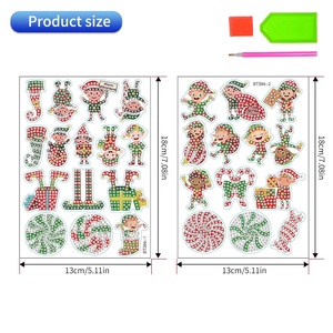 Kits de Peinture Diamant Artistique en Cristal pour Enfants, Nouveauté 2026, Décoration Créative pour la Maison, Jouets de Nouvel An, Artisanat Créatif de Dessins Animés pour Enfants - Product Image 3