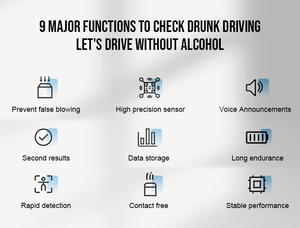 Hochpräziser Atem alkohol detektor Überprüfen Sie den Alkohol tester Alkohol tester - Product Image 5