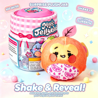 Pot de peluches surprise, jouets magiques transformables activés par l'eau, peluches mystère pour les 5 ans et plus, multicolores, 3 pouces, styles aléatoires