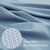 Meilleures ventes, draps en microfibre brossée super doux, design gaufré exquis, 4 pièces, taille Queen