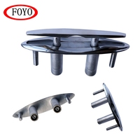 Griffe de tirage FOYO en acier inoxydable moulé 316 avec goujons, montage encastré, 4-1/2 pouces de long, qualité marine pour bateau, yacht, kayak