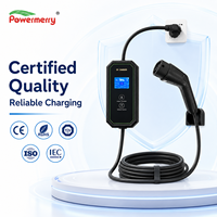 Chargeur EV portable 3,5 kW 16A Type 2 230V AC avec câble de charge domestique et prise personnalisée pour usage domestique en Europe, état neuf
