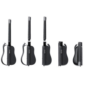 Instrumento de Fibra de Carbono Ligero para Camping, Portátil para Principiantes, Recargable, Pantalla Táctil de 2.4 Pulgadas: <span class=keywords><strong>Guitarra</strong></span> Plegable sin Cuerdas - Product Image 2