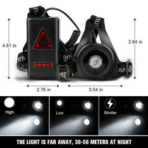 Áo đèn <span class=keywords><strong>LED</strong></span> ngoài trời siêu sáng, sạc USB, dùng cho chạy đêm, đèn ngực <span class=keywords><strong>LED</strong></span> - Product Image 3