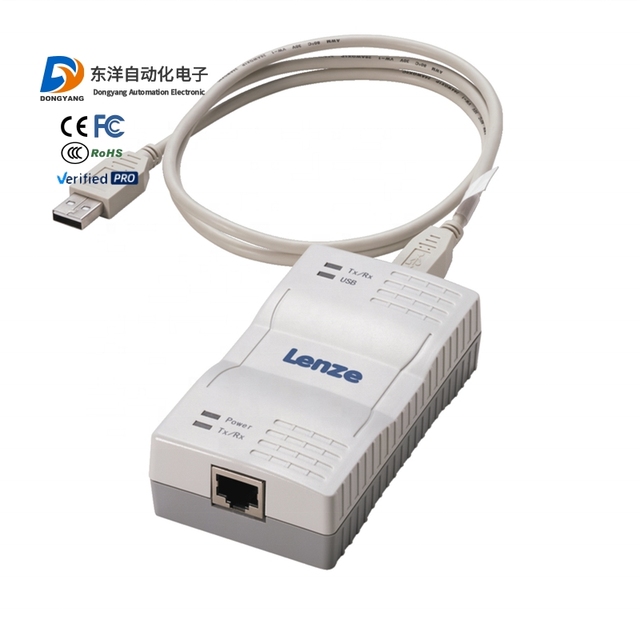 New Original Lenze Servo Drives 9400 USB Diagnose Adapter E94AZCUS Supplementary Parts Stainless Steel for Industrial Automation