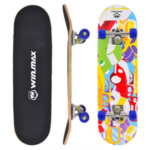 Conjunto de Equipo de Protección para Niños Win.max, 7 Capas de Madera de Arce, Piezas de Skateboard, Casco, Rodilleras y Coderas para Principiantes - Product Image 3