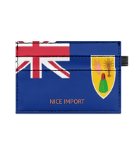 Porte-cartes minimaliste double face imprimé Yap Flag, best-seller, pour hommes et femmes