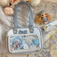 Sac Ita fabricant sac à bandoulière personnalisé Ita mignon fenêtre transparente épingles affichage Lolita Itabag pour les filles